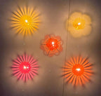 Reusable & Colourful Oil Lamps pack of 12