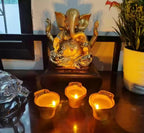 Water Sensor LED Diya - No Fire, No Smoke, No Oil – Just Radiant Light (Pack of 24 )