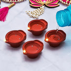 LED Water Sensor Diyas - Safe, Smokeless & Reusable Ambient Lights (Pack of 12/24/48)